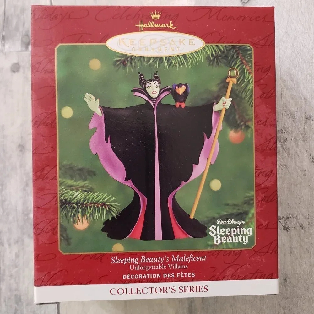 NWT 2000 Maleficent, Disney Unforgettable Villain Series Hallmark Keepsake